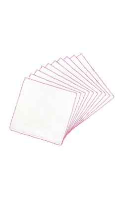 Sema Baby Double Layer Combed Cotton Baby Wipes Pack of 10 - Pink
