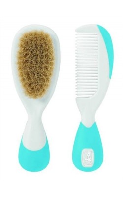 Chicco Comb-Brush Set -Blue 8003670862420